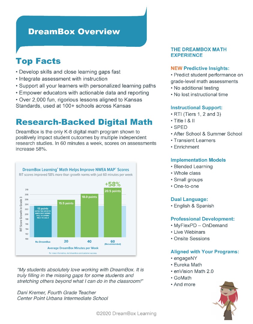 DreamBox Learning® Unveils New Features to Provide Real-Time